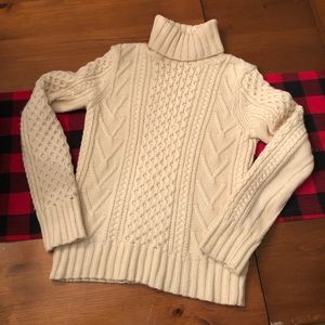 J.Crew Wool Cable Knit Sweater